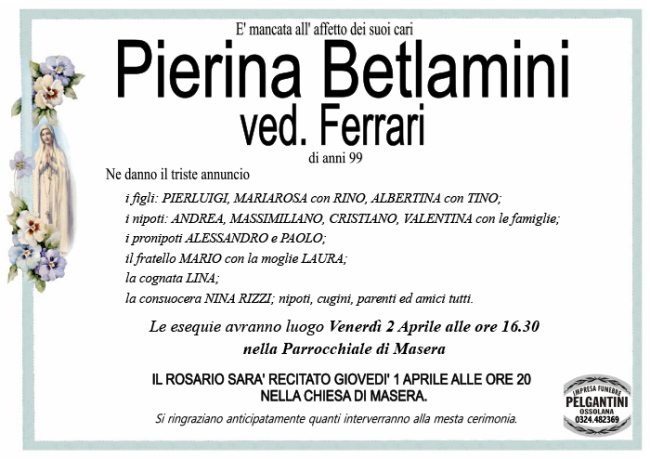 piwrina ferrari BETLAMINI