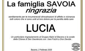 ringraziamento savoia PELFINI1