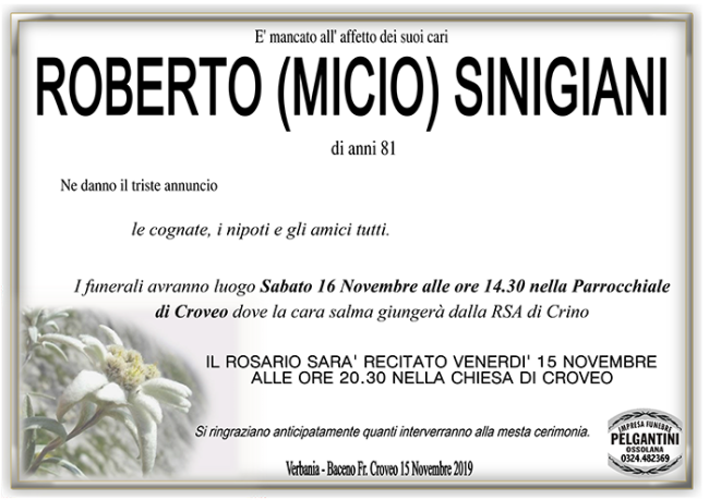 roberto SINIGIANI