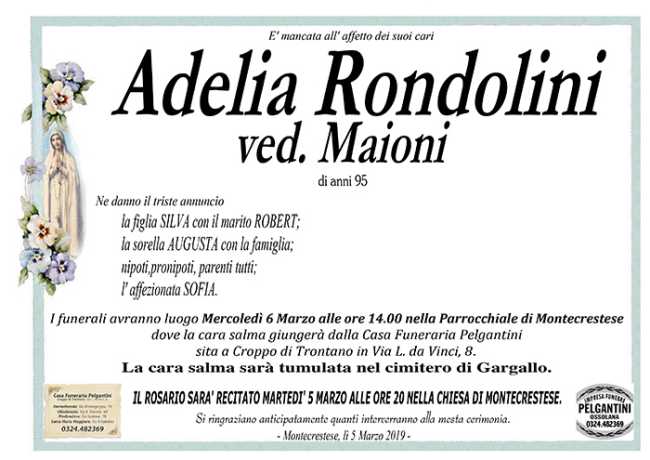 rondolini adelia