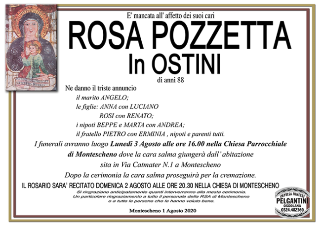 rosa pozzetta ved