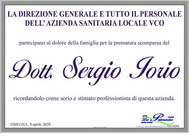 sergio iorio partecipazioni