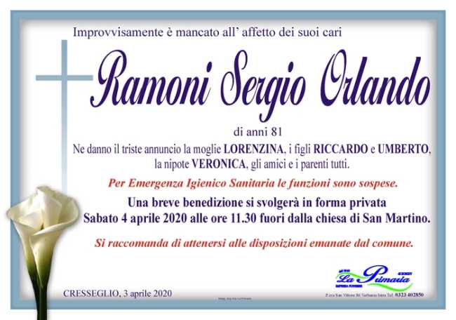 sergio orlando ramoni