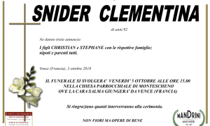 snider clementina