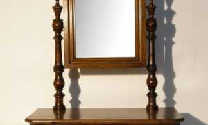 specchio a psiche in stile umbertino