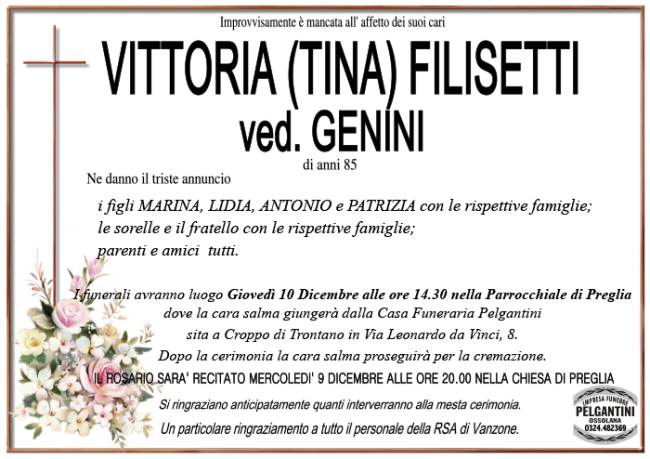 vittoria genini FILISETTI