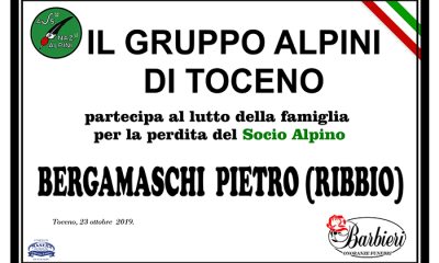 ALPINI GRUPPO DI TOCENO Bergamaschi Pietro