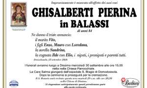 ANNUNCIO Ghisalberti Pierina