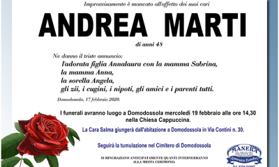 Annuncio Marti Andrea