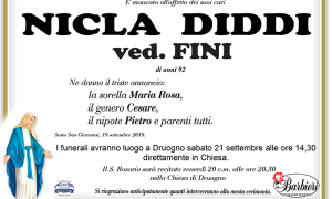 Annuncio Nicla dini