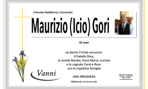 Annuncio mod. 302 Gori Maurizio