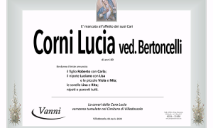 Annuncio mod. 408 Corni