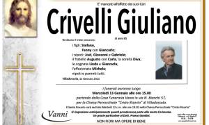 Annuncio mod. 609 Crivelli Giuliano