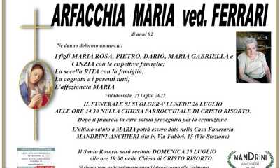Arfacchia Maria ved. Ferrari