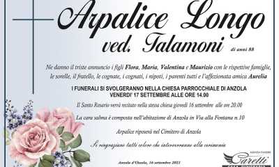 Arpalice Longo ved. Talamoni