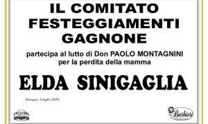COMITATO FESTEGGIAMENTI GAGNONE Sinigaglia