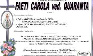 FAETI CAROLA ved. QUARANTA