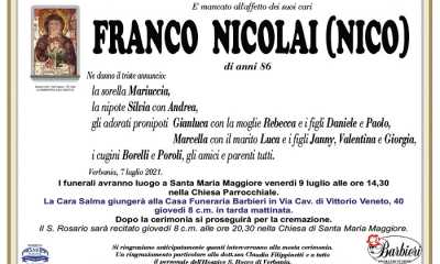 FRANCO NICOLAI NICO