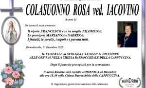 FUNEBRE COLASUONNO ROSA