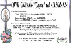 FUNEBRE CONTI GIOVANNA AURELIA MARIA