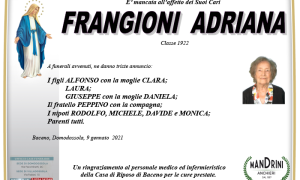 FUNEBRE FRANGIONI ADRIANA