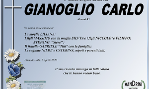 FUNEBRE GIANOGLIO CARLO