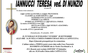 FUNEBRE IANNUCCI TERESA