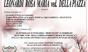 FUNEBRE LEONARDI ROSA MARIA