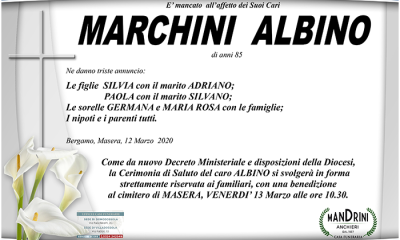 FUNEBRE MARCHINI ALBINO