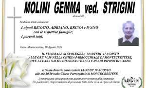 FUNEBRE MOLINI GEMMA VED. STRIGINI