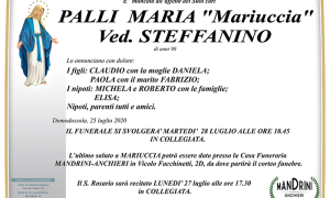FUNEBRE PALLI MARIA ved. STEFFANINO