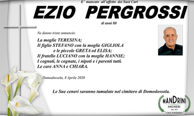 FUNEBRE PERGROSSI EZIO
