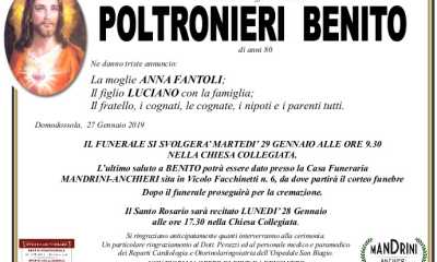FUNEBRE POLTONIERI BENITO
