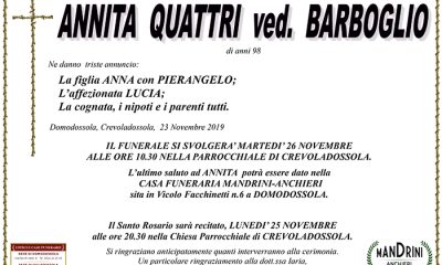 FUNEBRE QUATTRI ANNITA