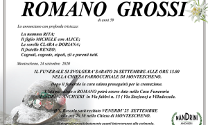 FUNEBRE ROMANO GROSSI