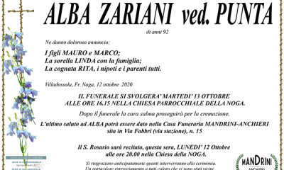 FUNEBRE ZARIANI ALBA
