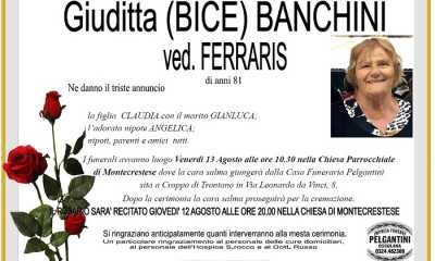 Giuditta Bice Banchini ved. Ferraris
