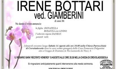 Irene Bottari ved. Giamberini