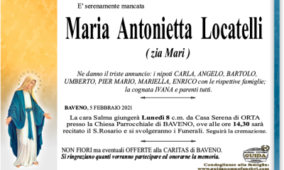 LOCATELLI MARIA ANTONIETTA