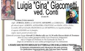 Luigia Gina Giacometti ved. Conti