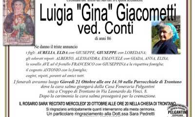 Luigia Gina Giacometti ved. Conti
