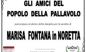 PARTECIPAZIONI POPOLO DELLA PALLAVOLO PER FONTANA