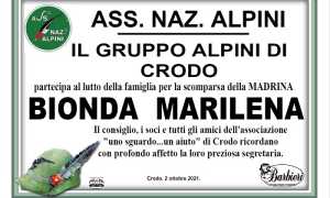Partecipazione Alpini Crodo per Bionda Marilena