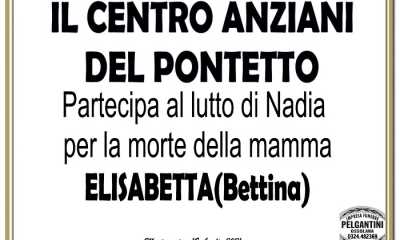 Partecipazioni Centro Anziani del Pontetto per Elisabetta Bettina Folchi