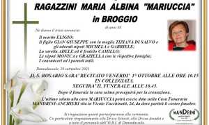Ragazzini Maria Albina Mariuccia in Broggio