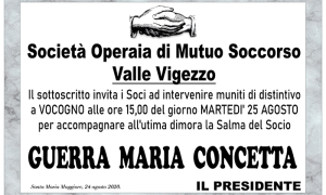 SOCIETA OPERAIA Guerra Maria Concetta