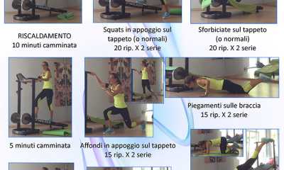 allenamento cirucito tappeto