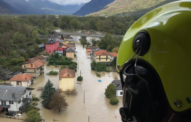 alluvione migiandone elicottero