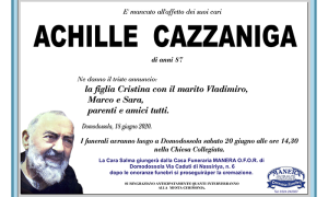 annuncio Cazzaniga Achille