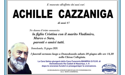 annuncio Cazzaniga Achille
